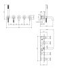 OMNIRES Bateria wannowa 5-otworowa podtynkowa nikiel Y1237-1SNI